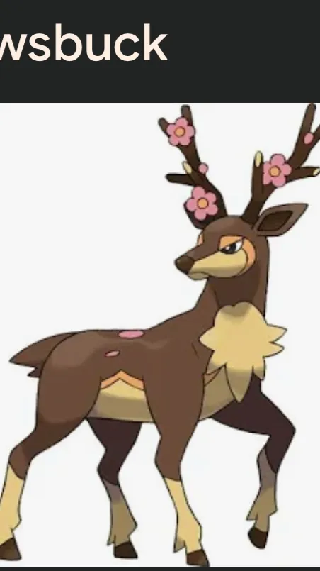 ai character: Sawsbuck  background