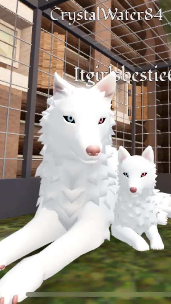 ai character: Wolf mama background