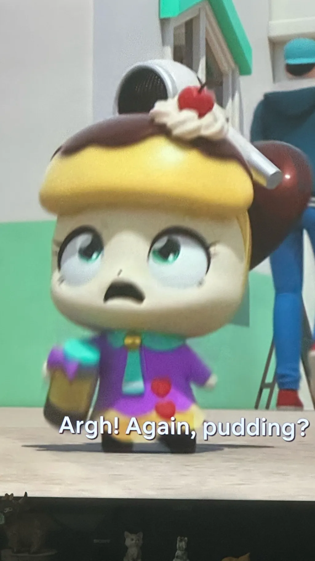 ai character: Puddingping  background