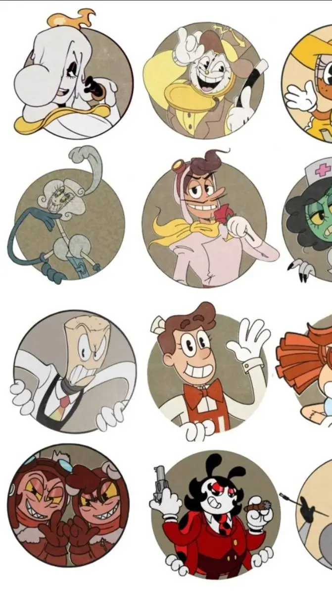 ai character: The Cuphead Show 🎭 background
