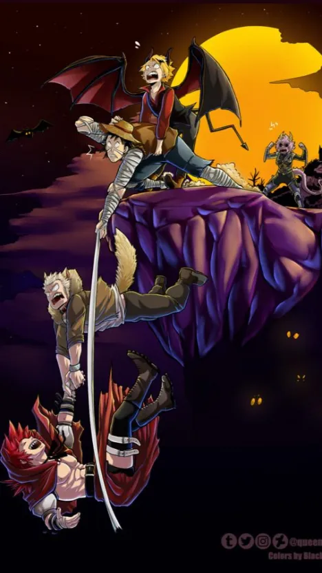 ai character: Bakus Halloween☆ background
