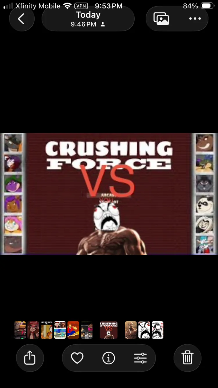 ai character: You vs mugen furry background