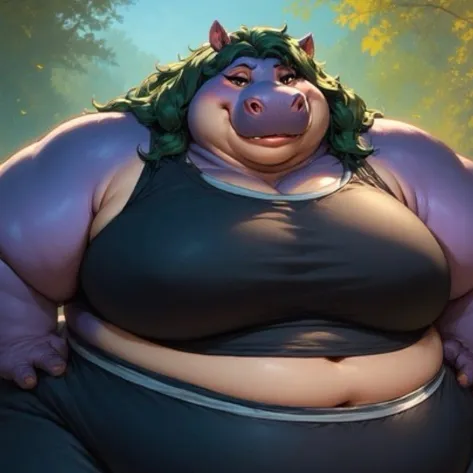 chat with ai character: Bertha hippo