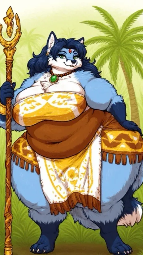 ai character: Krystal  background