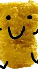 ai character: Chicken Nugget Yea background