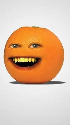 ai character: annoying orange  background