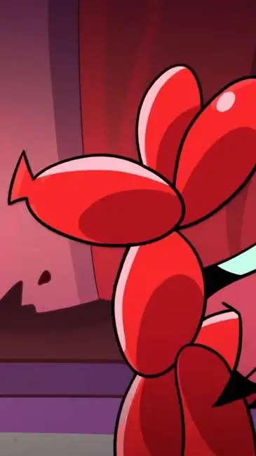 ai character: "Ballon horse"  background