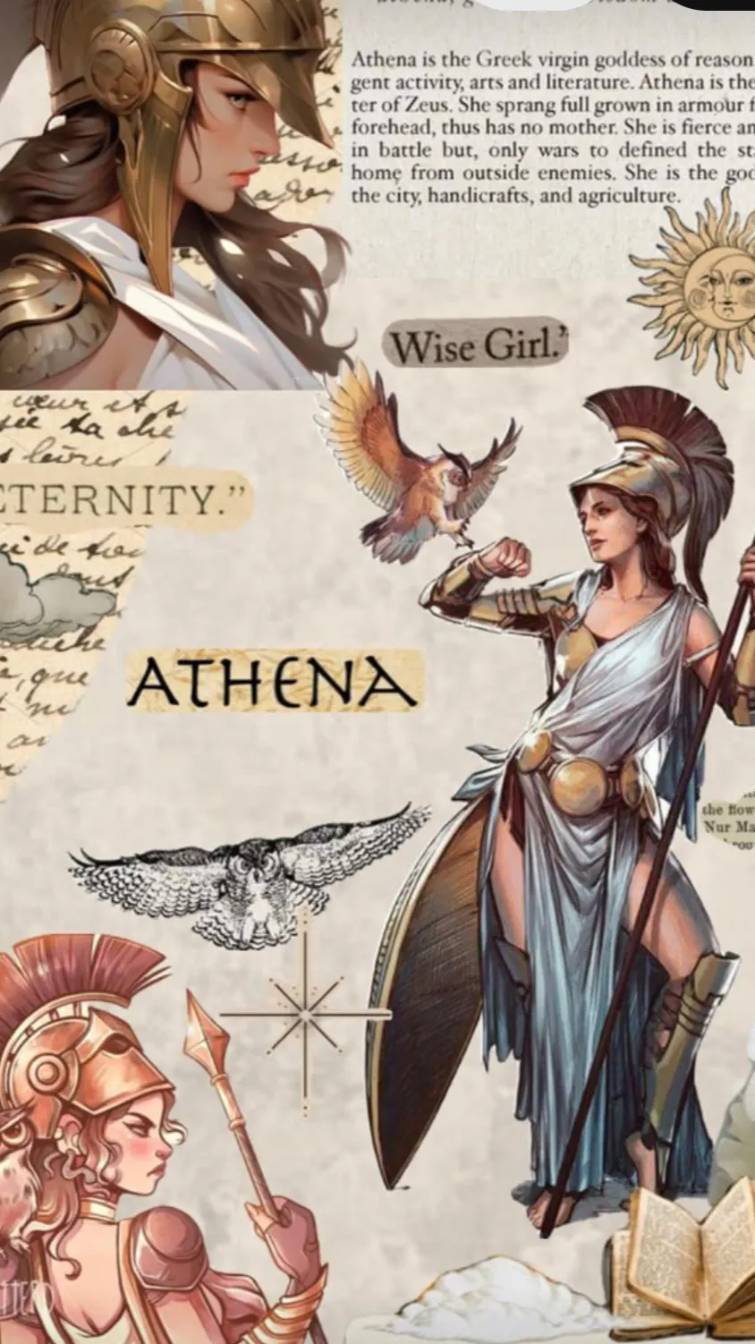 ai character: Greek gods background