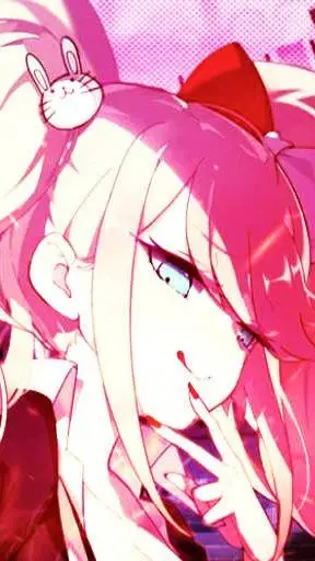 ai character: Junko Enoshima  background