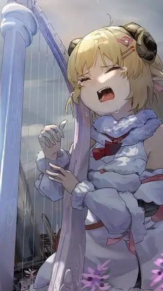 ai character: Tsunomaki Watame background