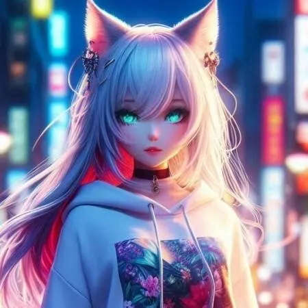 chat with ai character: princess cat x you