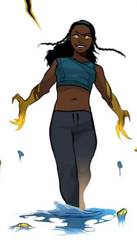 ai character: Electra Sparks background