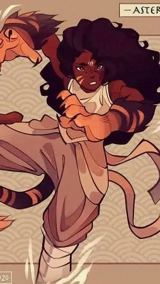 ai character: Limina Tigress  background