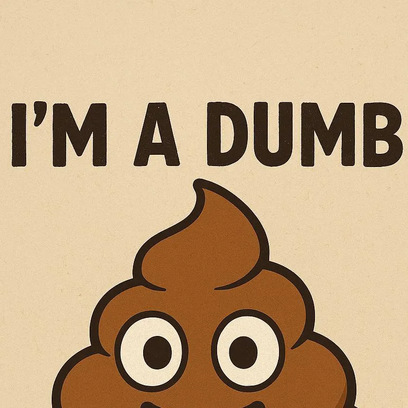 chat with ai character: i'm a dumb poo