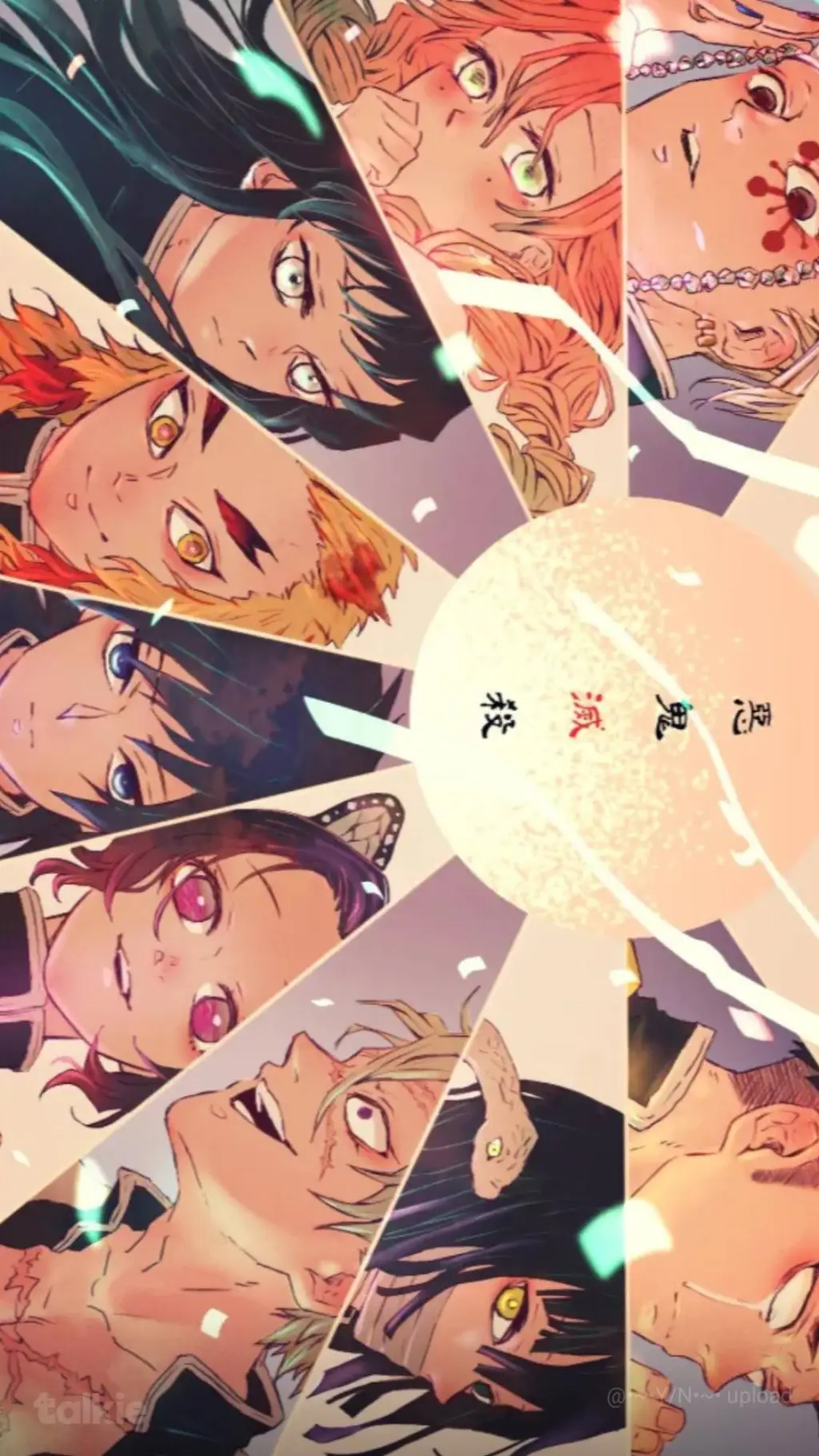 ai character: kny background
