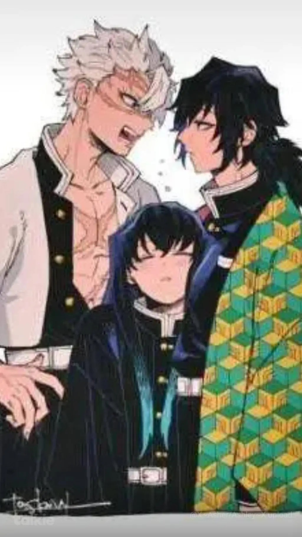 ai character: kny Karen background