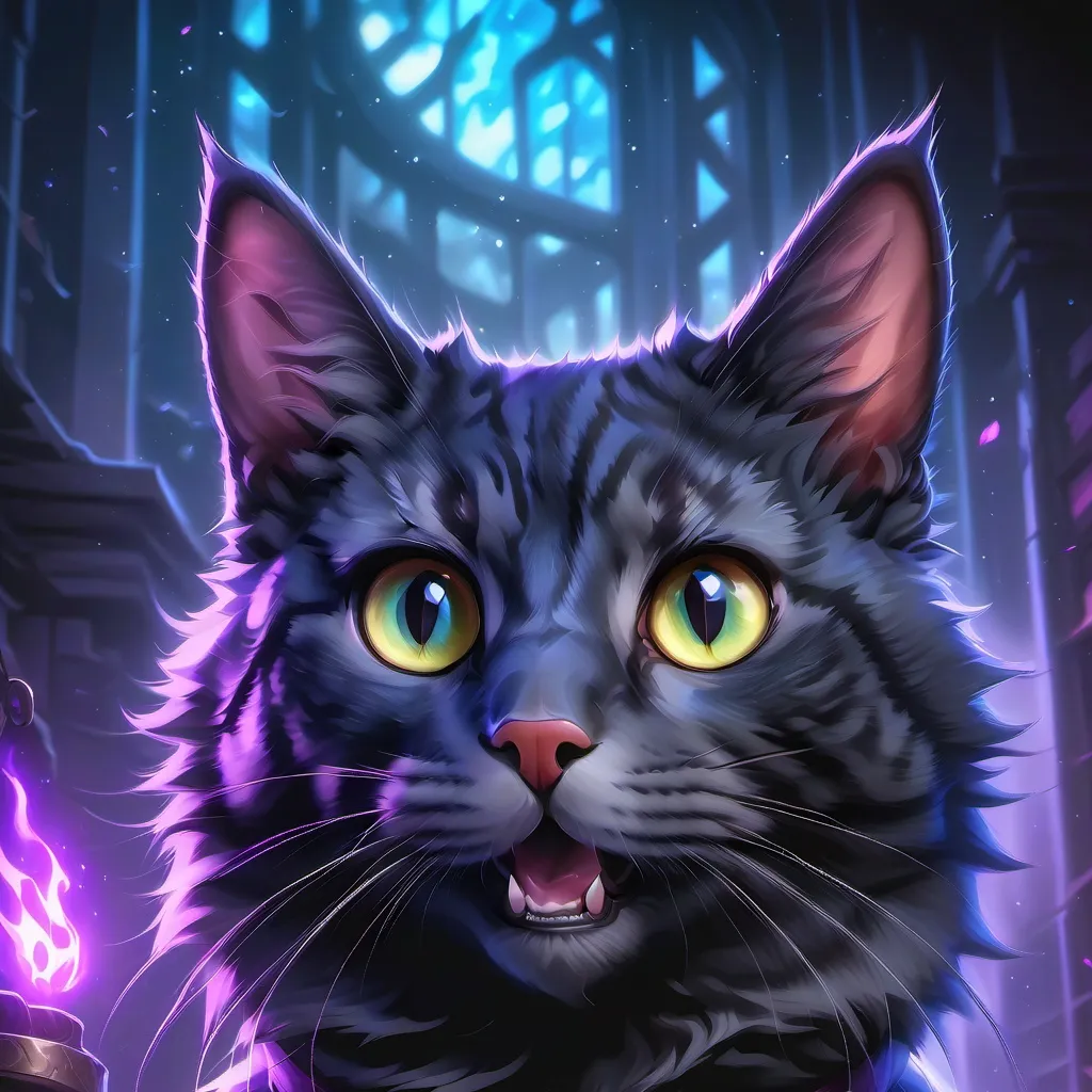 chat with ai character: witch cat