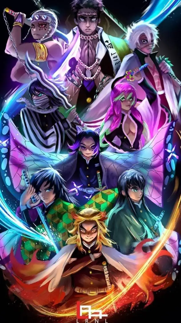 ai character: Mitsuri Kanroji  background