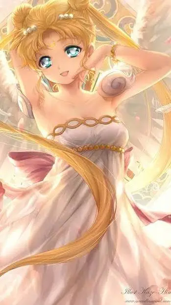 ai character: princess serenity  background