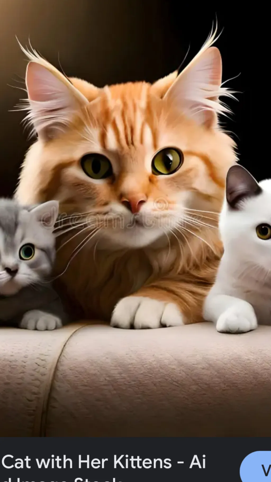 ai character: Cat mother background