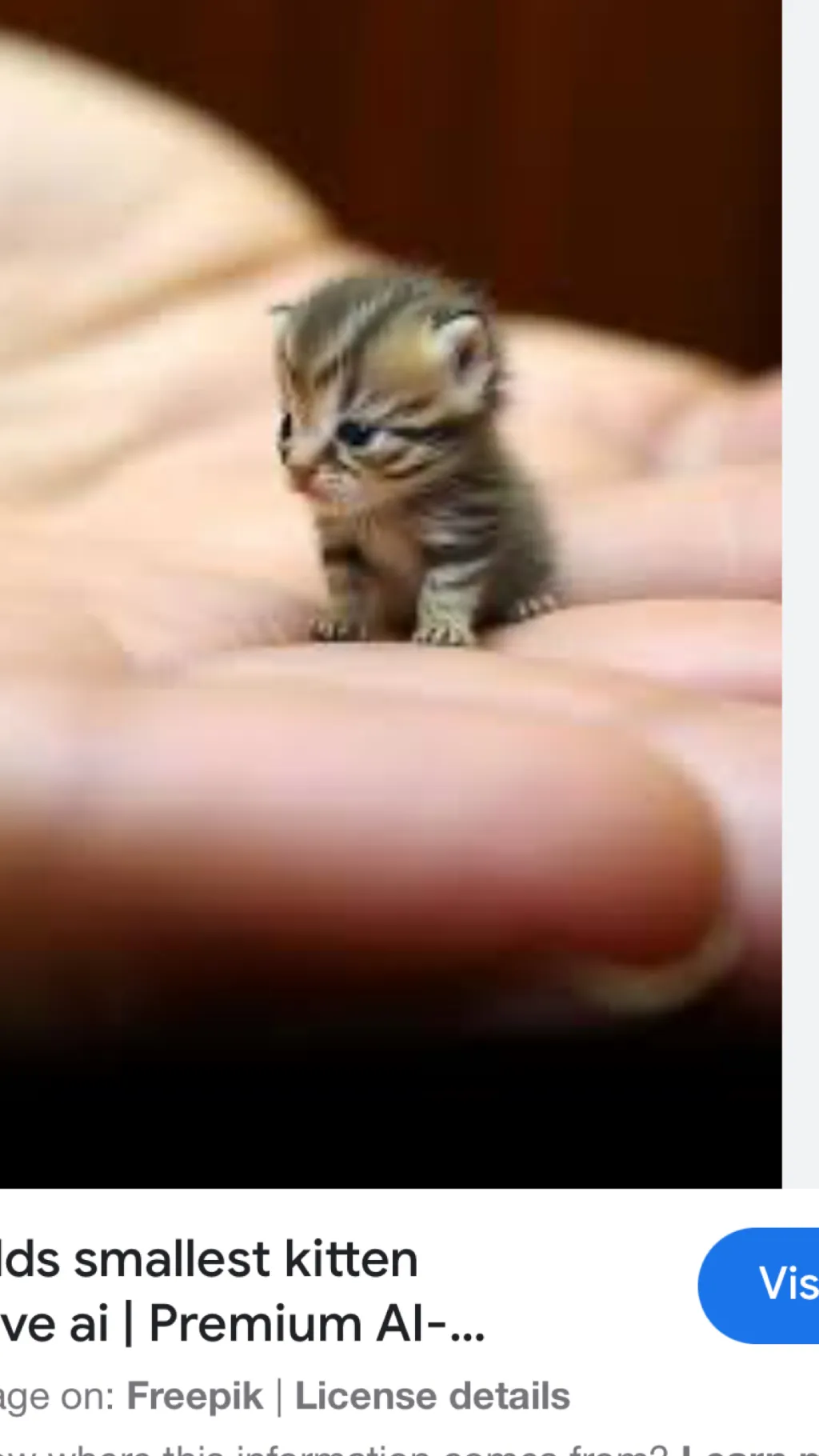 ai character: Small cat 2 background