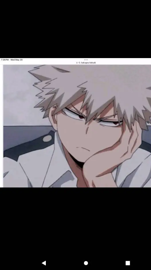 ai character: bakugo  background