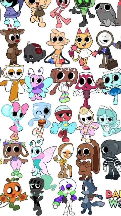 ai character: dandy's world  background