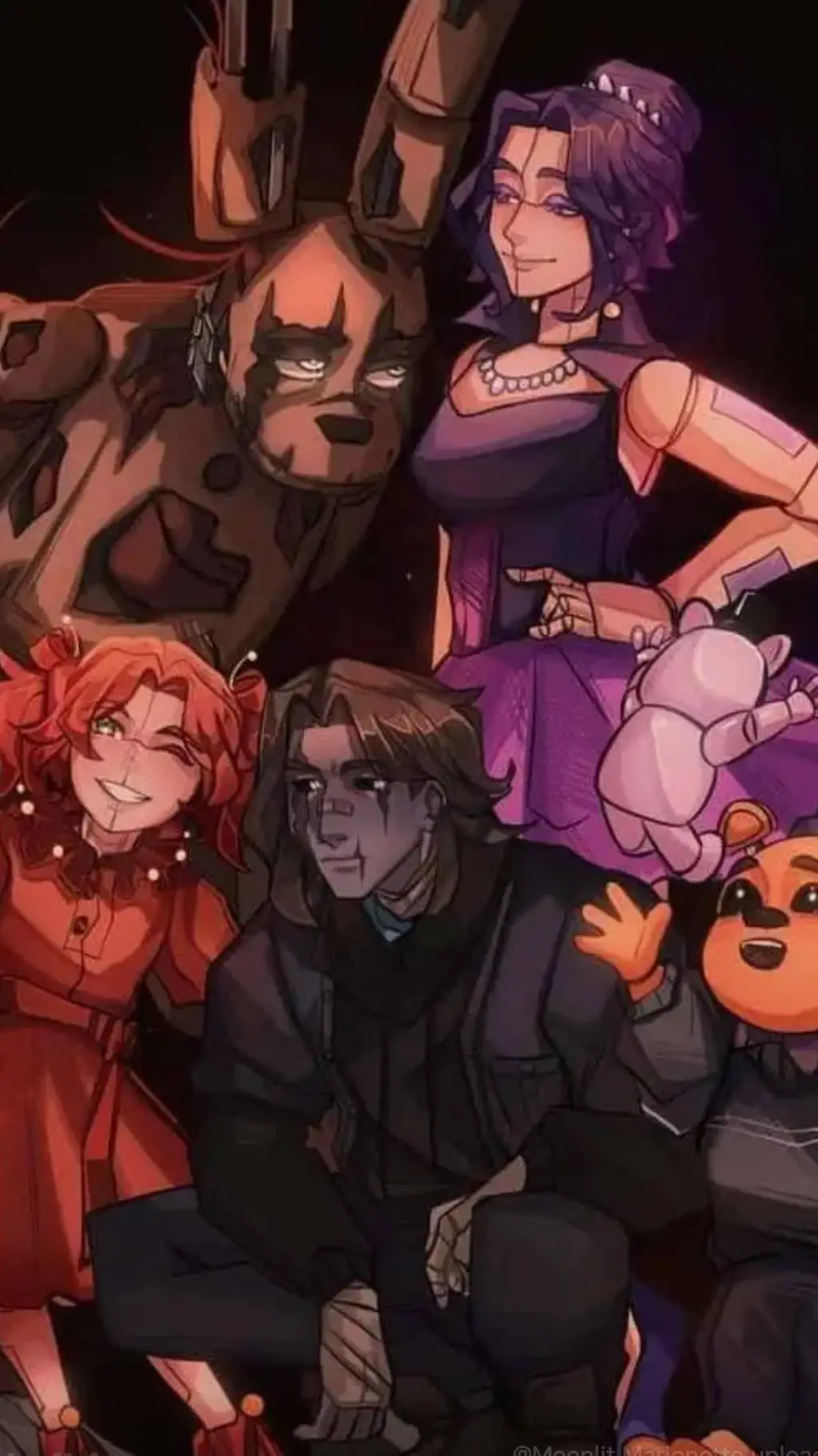 ai character: Afton Family background