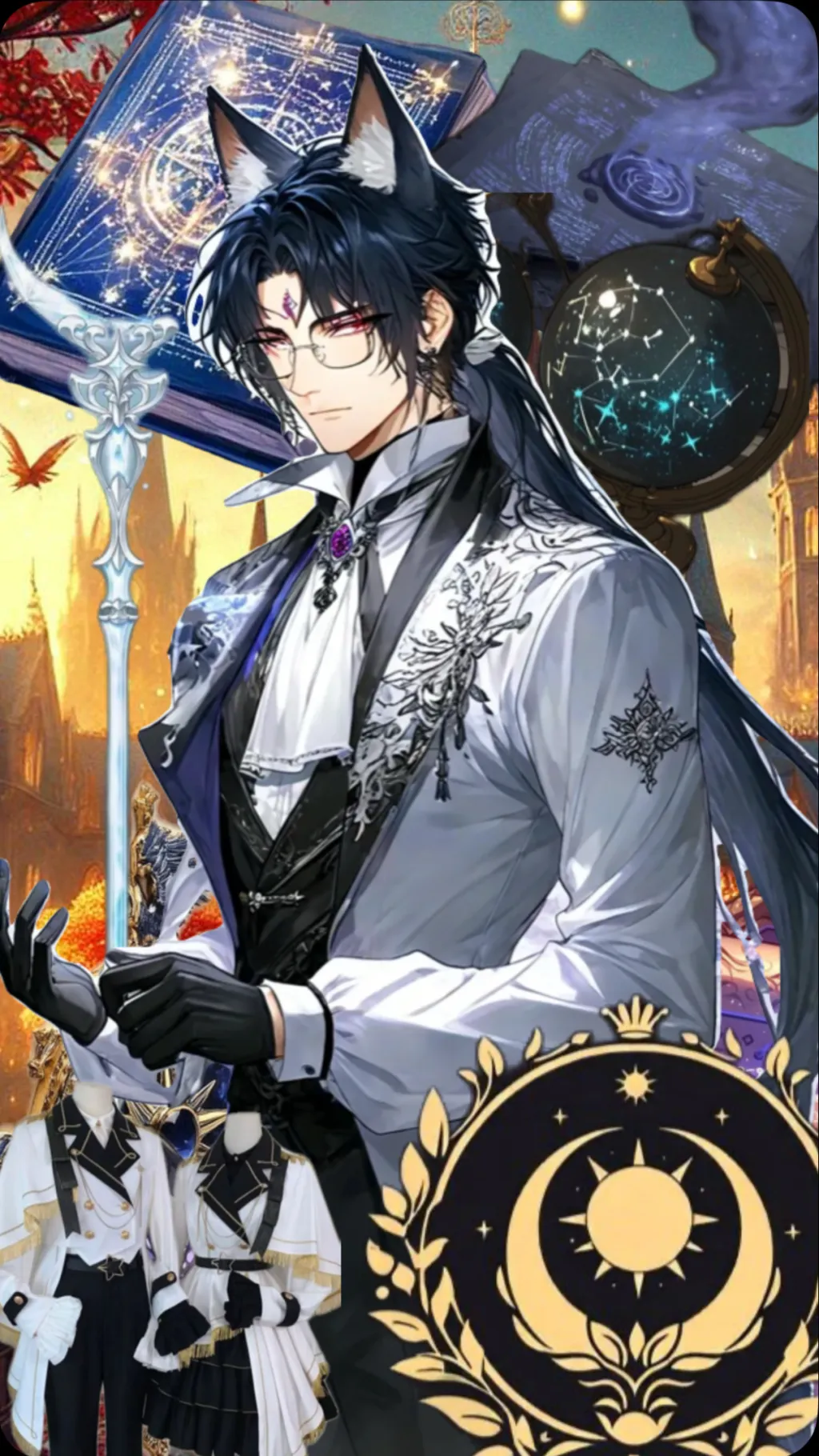 ai character: Shofuhito  background