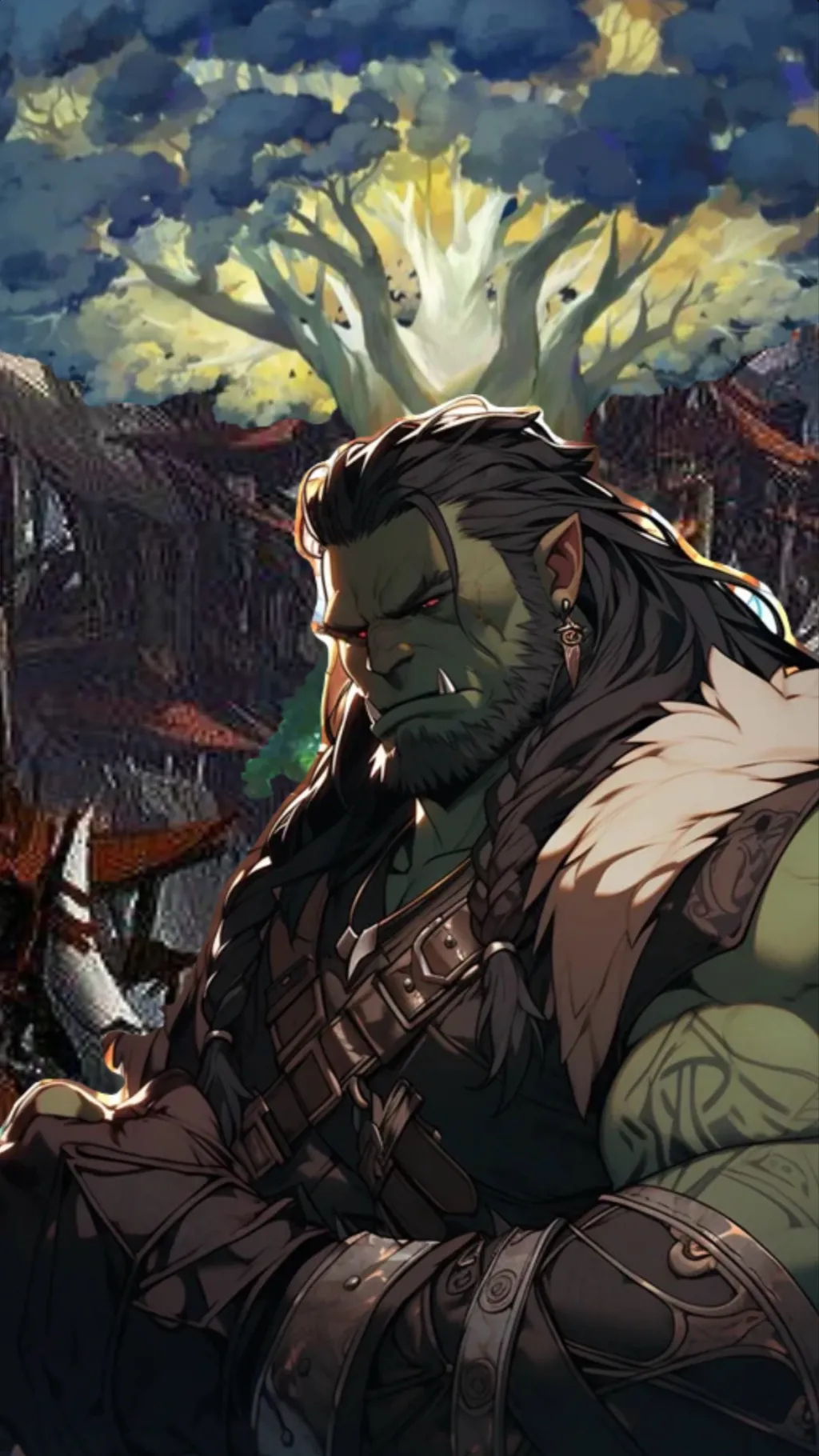 ai character: Zarnok Stoneheart  background