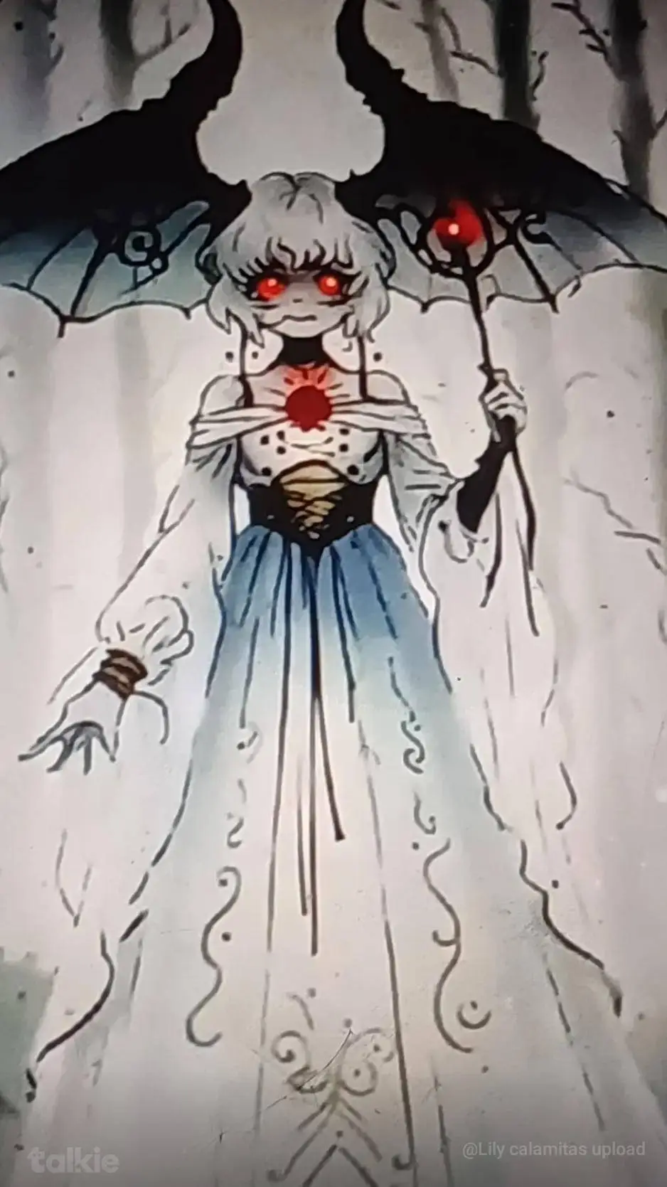 ai character: Lily woods  background