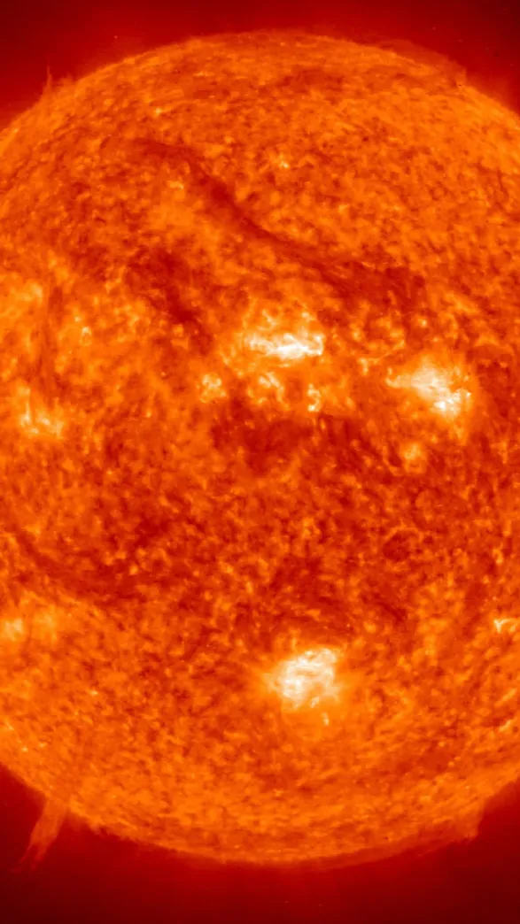 ai character: sun background