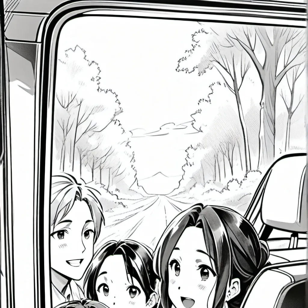 chat with ai character: family road trip