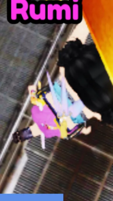 ai character: ￼ Rumi and zoey  background