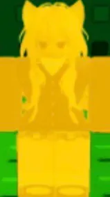 ai character: Gold girl background
