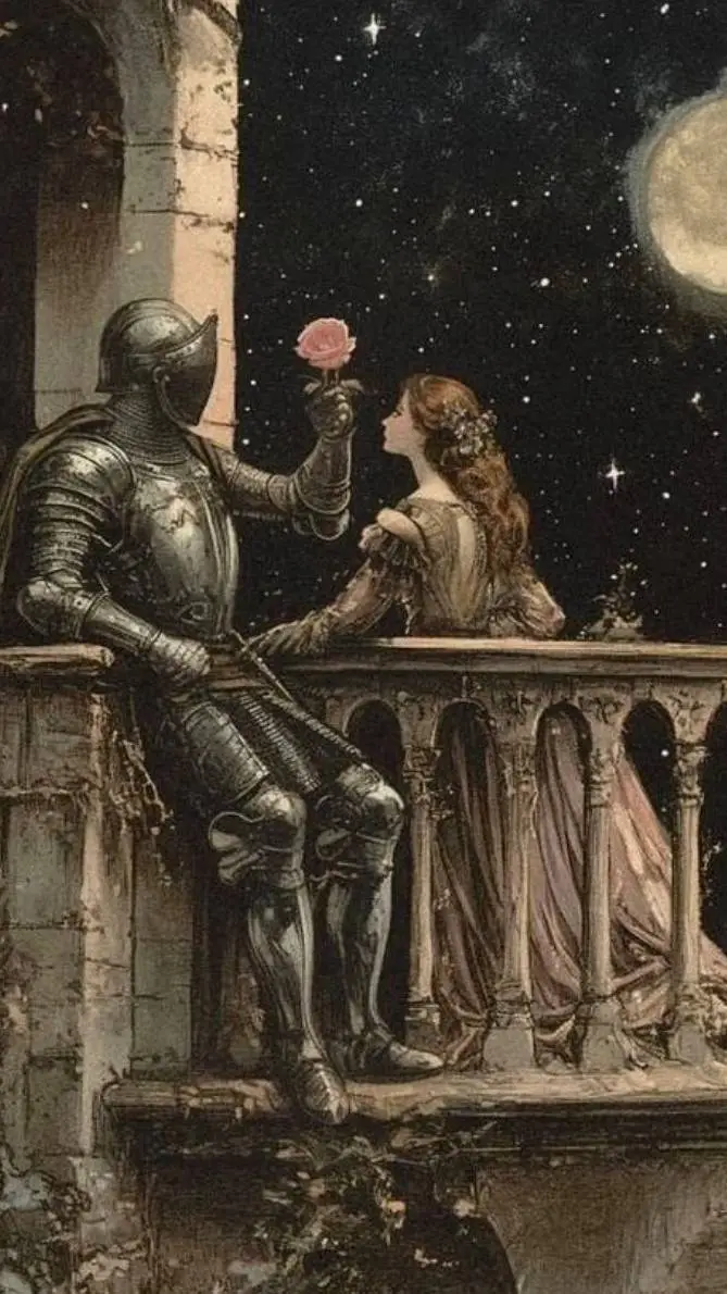 ai character: Knight & Princess~ background