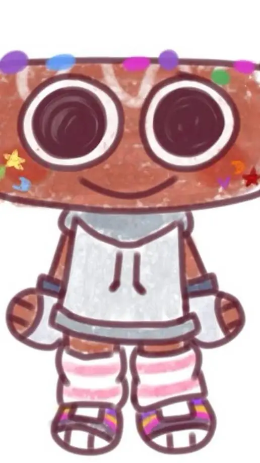 ai character: Cosmo first time  background