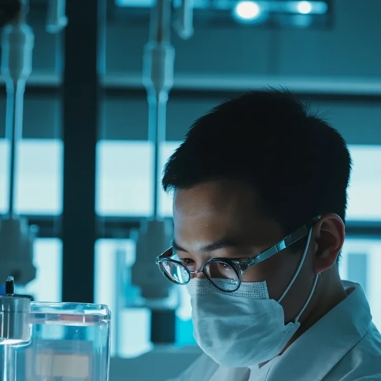 chat with ai character: The lab