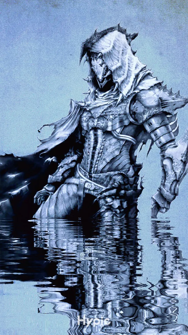 ai character: Legend of light background