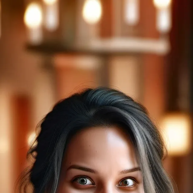 chat with ai character: smiling woman 