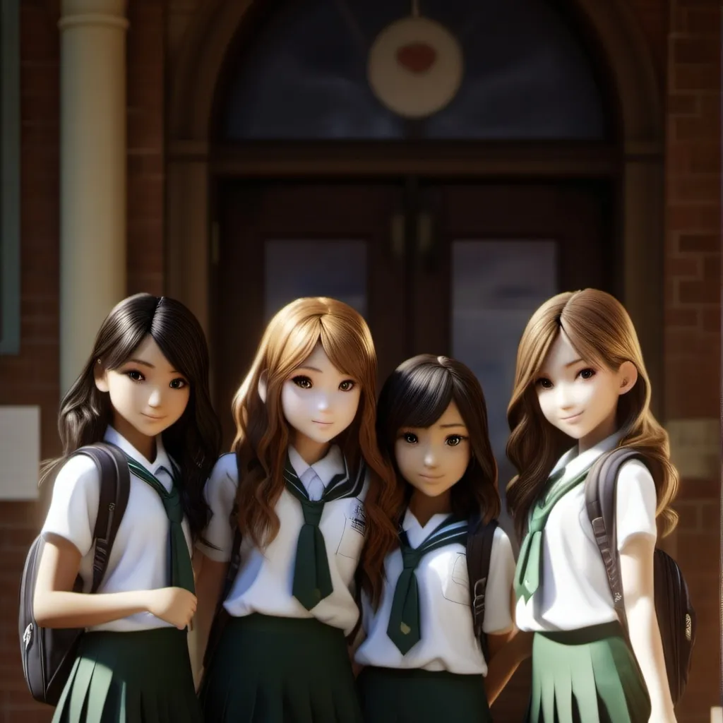chat with ai character: school