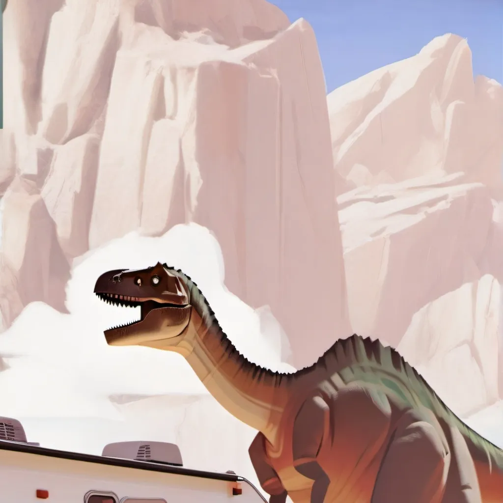 chat with ai character: dinsaur land