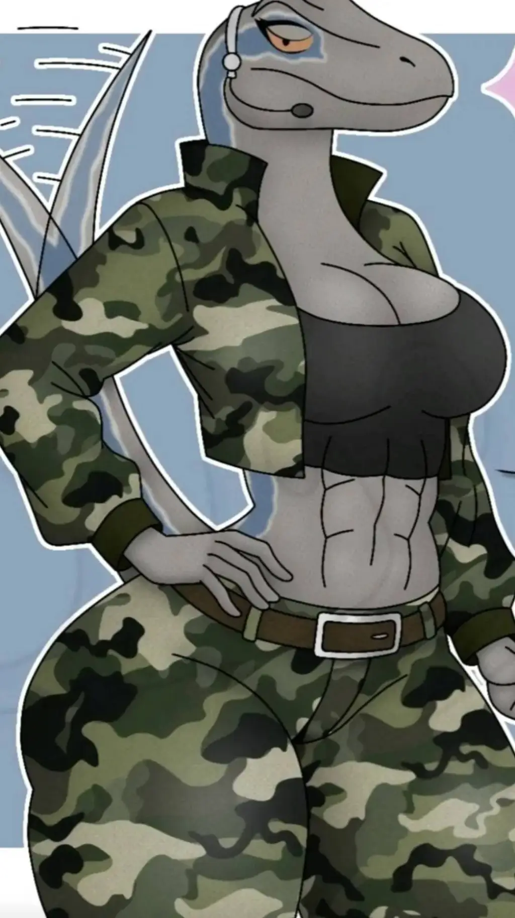 ai character: Beta jwd background