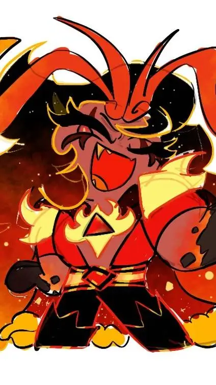 ai character: BURNING SPICE background