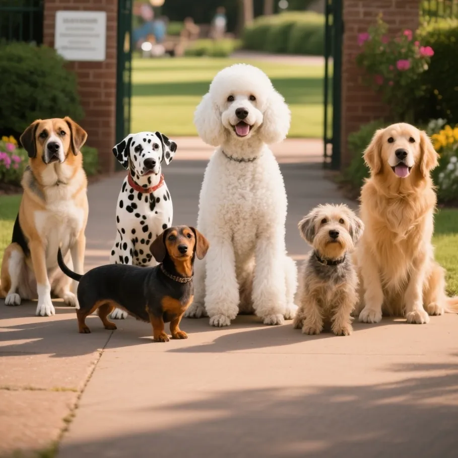 chat with ai character: Dog Park