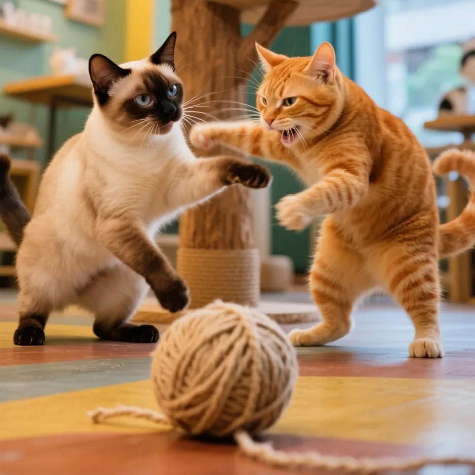 chat with ai character: 🐟 Catlike Drama 🐾