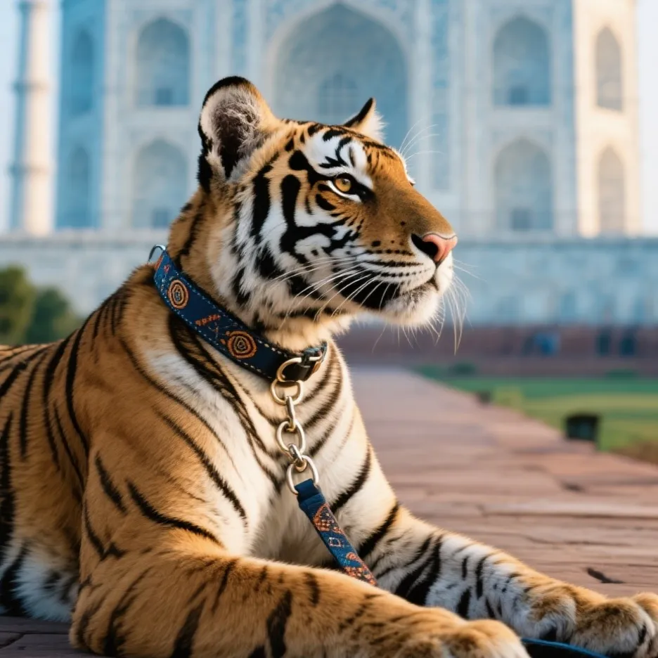 chat with ai character: Your Pet Tiger