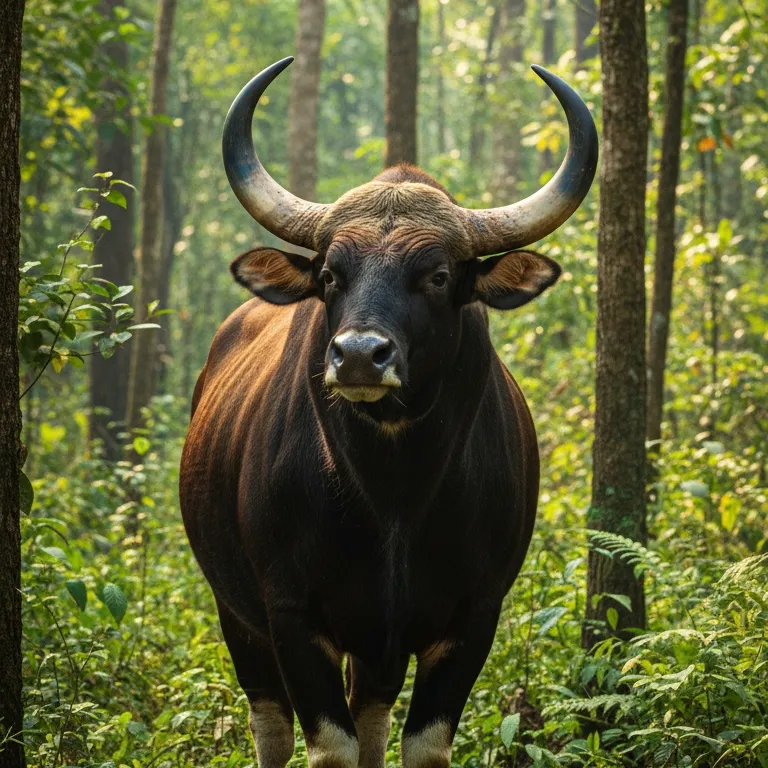 chat with ai character: Indian Gaur