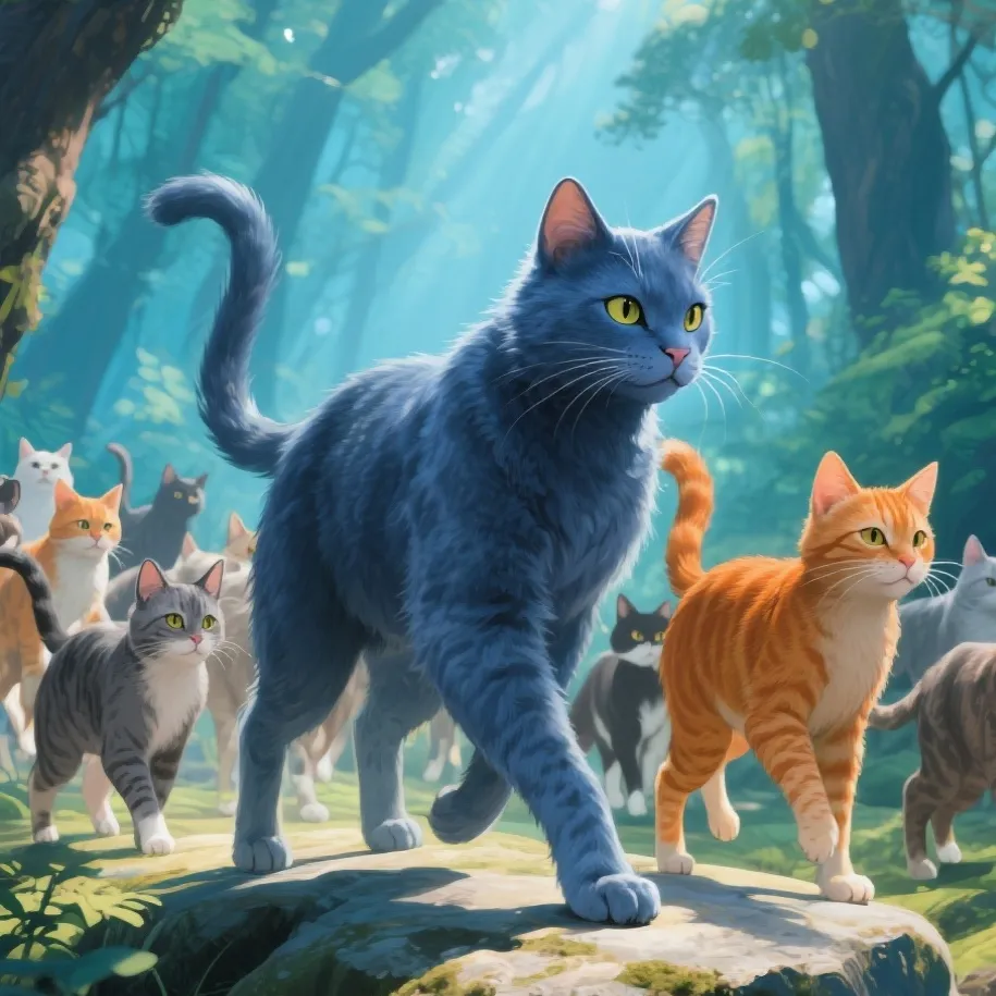 chat with ai character: Thunderclan
