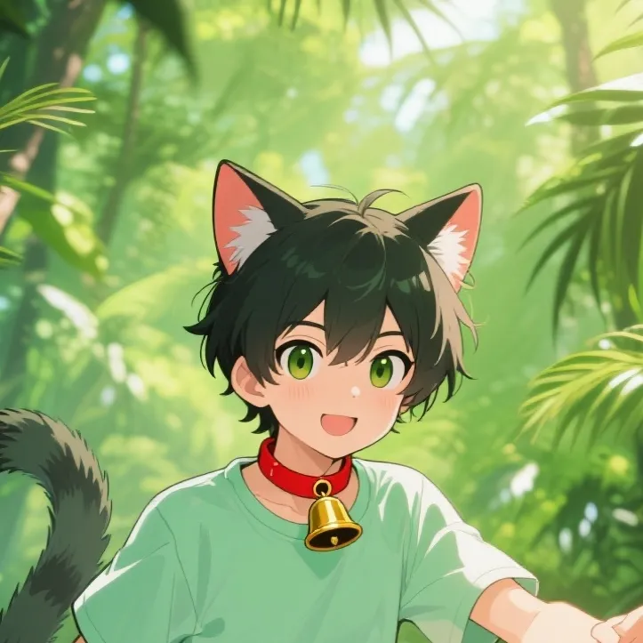 chat with ai character: Alex, your catboy